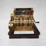 National Cash Register Brass Cash Register, c.1905, 22.5 x 25 x 16.5 in — 57.2 x 63.5 x 41.9 cm