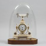 French Enamelled and Gilt Bronze Mantel Clock, c.1870, height 20.5 in — 52.1 cm