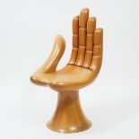 Pedro Friedeberg (Mexican/Italian, b.1937) Hand Chair, c.1965, 35.8 x 18 x 22 in — 91 x 45.7 x 55.9
