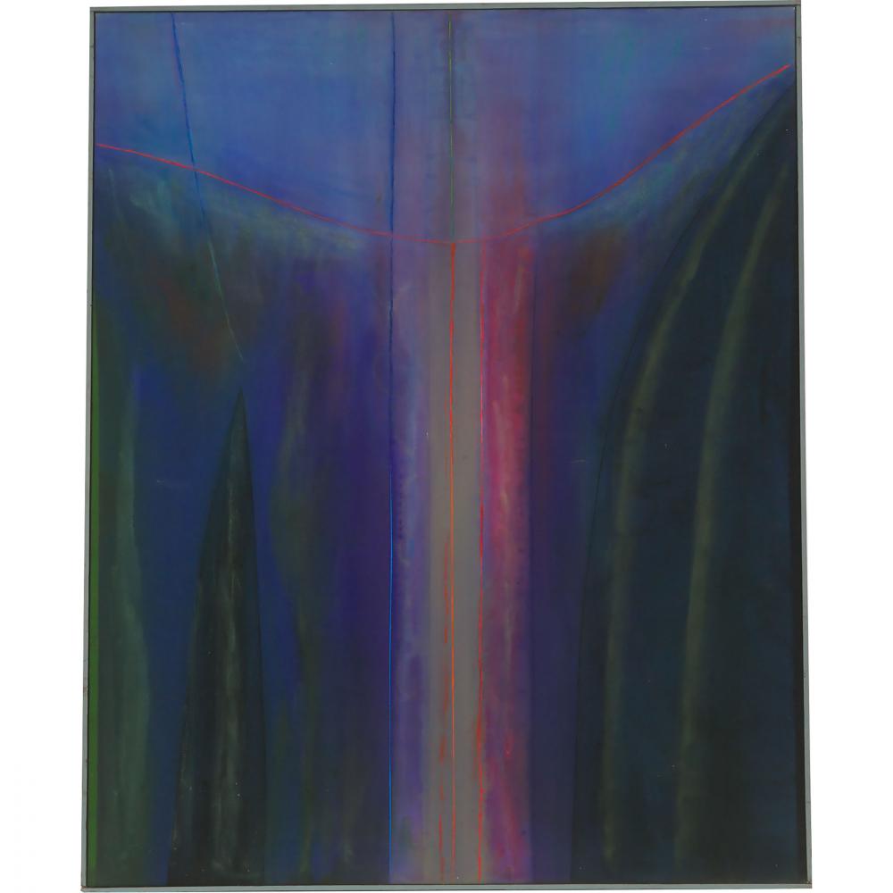 DONALD JARVIS, RAIN FOREST #26, 1975, oil on canvas, 59.25 ins x 47.5 ins; 150.5 cms x 120.7 cms - Image 2 of 6