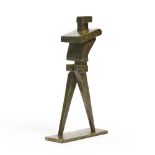 SOREL ETROG, R.C.A., STUDY FOR RUSHMAN II, CIRCA 1974, bronze, 11.3 ins x 2.75 ins x 6.125 ins; 28.7