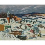 HENRI LEOPOLD MASSON, R.C.A., EASTERN TOWNSHIPS, 1971, oil on canvas, 24 ins x 30 ins; 61 cms x 76.2