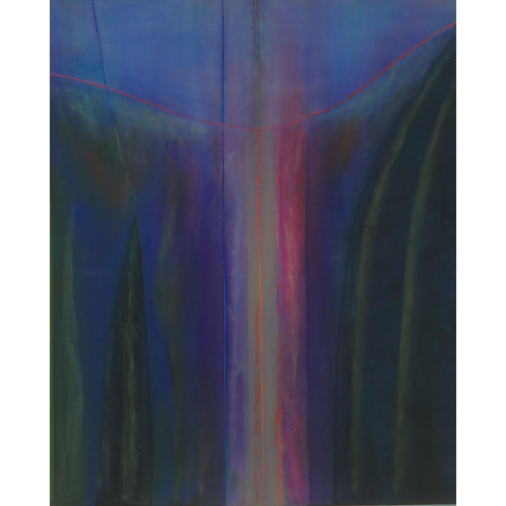 DONALD JARVIS, RAIN FOREST #26, 1975, oil on canvas, 59.25 ins x 47.5 ins; 150.5 cms x 120.7 cms