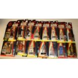 26x Hasbro Star Wars Episode One carded figures. Including; Chancellor Valorum, C-3PO, Adi Gallia,