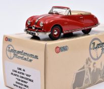 Lansdowne Models LDM.44 1948 Austin 'A90' Atlantic Convertible 'Top-Down', in Ensign Red, with cream