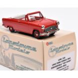 Lansdowne Models LDM.23A. 1962 Ford Consul MkII Convertible 'Top Down', in Monza Red, with white and