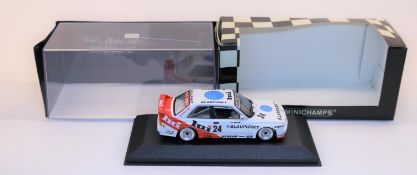 Minichamps 1:43 BMW E30 M3 Racing Car. (872024). BMW Isert, racing number 24, driver Olaf Manthey.