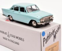 Pathfinder Models PFM31 1964 Ford Zodiac MkIII Saloon. In turquoise with dark grey interior. 342/