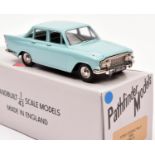 Pathfinder Models PFM31 1964 Ford Zodiac MkIII Saloon. In turquoise with dark grey interior. 342/