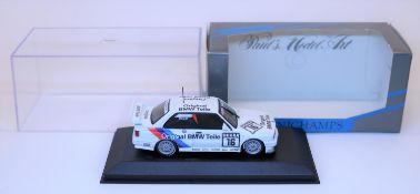 Minichamps 1:43 E30 M3 Racing Car. (12021). Linder/Original BMW Teile, racing number 16, driver