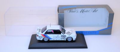 Minichamps 1:43 BMW E30 M3 Sport Evo Racing Car. (02012). Linder/Christ, racing number 17, driver