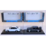 2 Minichamps 1:43 BMW E30 M3 Street, Example in white (2000W) with black interior. Plus another in