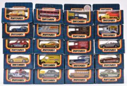 20 Matchbox MB Series. 15 Corvette Grand Sport. 17 London Bus. 25 Peugeot 205 Turbo 16. 26 Volvo
