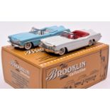 Brooklin Models Set. 2x 1956 Lincoln Continental Convertible 2 model set. B.C.C. 1999 Limited