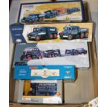 5 Corgi Classic. Pickfords Diamond T Ballast (x2) with 24 wheel Girder Trailer & Steel Casting