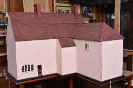 A Doll's House model of Dedham Hall. A very large and substantial hand made model of the 15th
