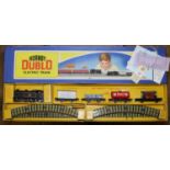 2 3-rail Hornby Dublo Train Sets. An EDG17 0-6-2 Tank Goods Train. Comprising a BR class N2 0-6-2T