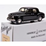 Pathfinder Models PFM2 1956 Rover 90 Saloon. In black with light green interior. Boxed. Vehicle