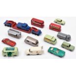 13x Matchbox Series vehicles. Karrier Refuse Collector. Ferrari Berlinetta. Mobile Canteen. Jaguar E