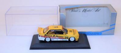Minichamps 1:43 BMW E30 M3 Racing Car. (22096). Benson & Hedges Racing, racing number 20, driver