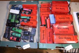 40+ items of O gauge model railway. Including 12x 'M' Series etc clockwork locomotives (some missing