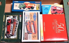 4 Corgi Classics etc. The Connoisseur Collection Routemaster Bus, in LT red/white livery. 50th