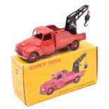 French Dinky Toys Camionnette de Depannage Citroen (582). In bright red with 'Dinky Service' in