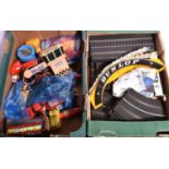 A quantity of Tri-ang Scalextric. Including 11x vehicles; Vanwall, Ferrari F1, Benetton Ford F1,