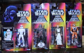 4x Kenner 1995/96 Star Wars Guardians of the Galaxy figures with THX inserts. Including a