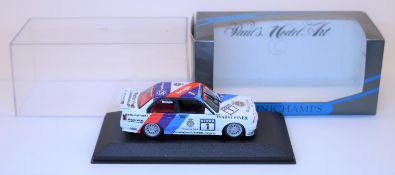 Minichamps 1:43 BMW Sport Evo E30 M3 Racing Car. (02001). Schnitzer, racing number 1, driver