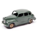 Dinky Toys Austin Devon 152. A re-number of 40d finished in suede green with fawn wheels, black