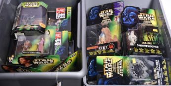 32x Star Wars carded figures/figure packs etc by Kenner/Hasbro. Including 5x Power of the Force