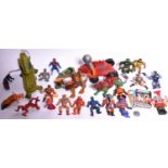 27x Masters of the Universe 1980s items by Mattel. Including; Castle Greyskull with weapon rack,