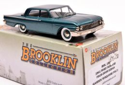 Brooklin Collection BRK 193 1961 Ford Fairlane Fourdoor Sedan. In 'Garden Turquoise Poly'. With
