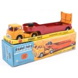 Corgi Major Toys Carrimore Low Loader (1132). A Bedford TK tractor unit in yellow with red interior,