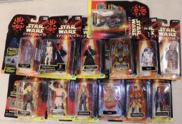25x Hasbro Star Wars Episode One carded figures/figure packs. Including; Nute Gunray, Darth Sidious,