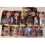 25x Hasbro Star Wars Episode One carded figures/figure packs. Including; Nute Gunray, Darth Sidious,