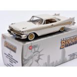 Brooklin BRK82x 1959 De Soto Adventurer. A B.C.C. special 2005. In white with gold flash and wheels,