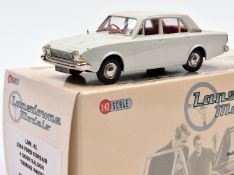 Lansdowne Models LDM.41 1964 Ford Corsair 4 door saloon. In Ermine white with red interior. Boxed.