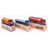 2 well restored Dinky Supertoys Foden DG Lorries. A 14-Ton Tanker (504). A fictional example in