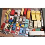 38x Dinky Toys, many for restoration. Including; Renault Dauphine mini-cab, Porsche 356A, Vanwall