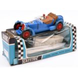 A Tri-ang Scalextric Alfa Romeo 1933 (C65). Example in blue with driver and red wheels, RN20.