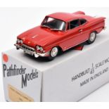 Pathfinder Models PFM8 1963 Ford Consul Capri GT. In red with black interior. 96/600. Boxed. Vehicle