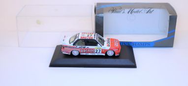 Minichamps 1:43 BMW E30 M3 Racing Car. (02013). Bastos, racing number 27, drivers Soper/Martin/