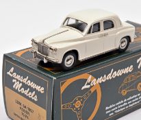 Lansdowne Models LDM.5A 1957 Rover 75 P4. In white with dark green seats. Boxed. Mint. £50-70