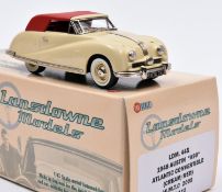 Lansdowne Models LDM.44X 1948 Austin 'A90' Atlantic Convertible (top up) in cream and red, W.M.T.