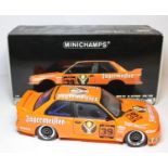 Minichamps 1:18 BMW M3 E30 racing car. 1988 DTM, Jagermeister, racing number 39, driver M. Ketterer.