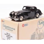 Lansdowne Models LDM.37A 1949 Triumph 2000 Roadster 'Top Up' in black, with red seats. Boxed.