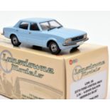 Lansdowne Models LDM.56 1979 Ford Cortina MKIV 1.6L 4-Door Saloon. In light 'Bermuda Blue' with