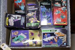 7x Transformers by Hasbro. Including; Ultra Pretenders Roadblock. Micromaster Base. Targetmaster